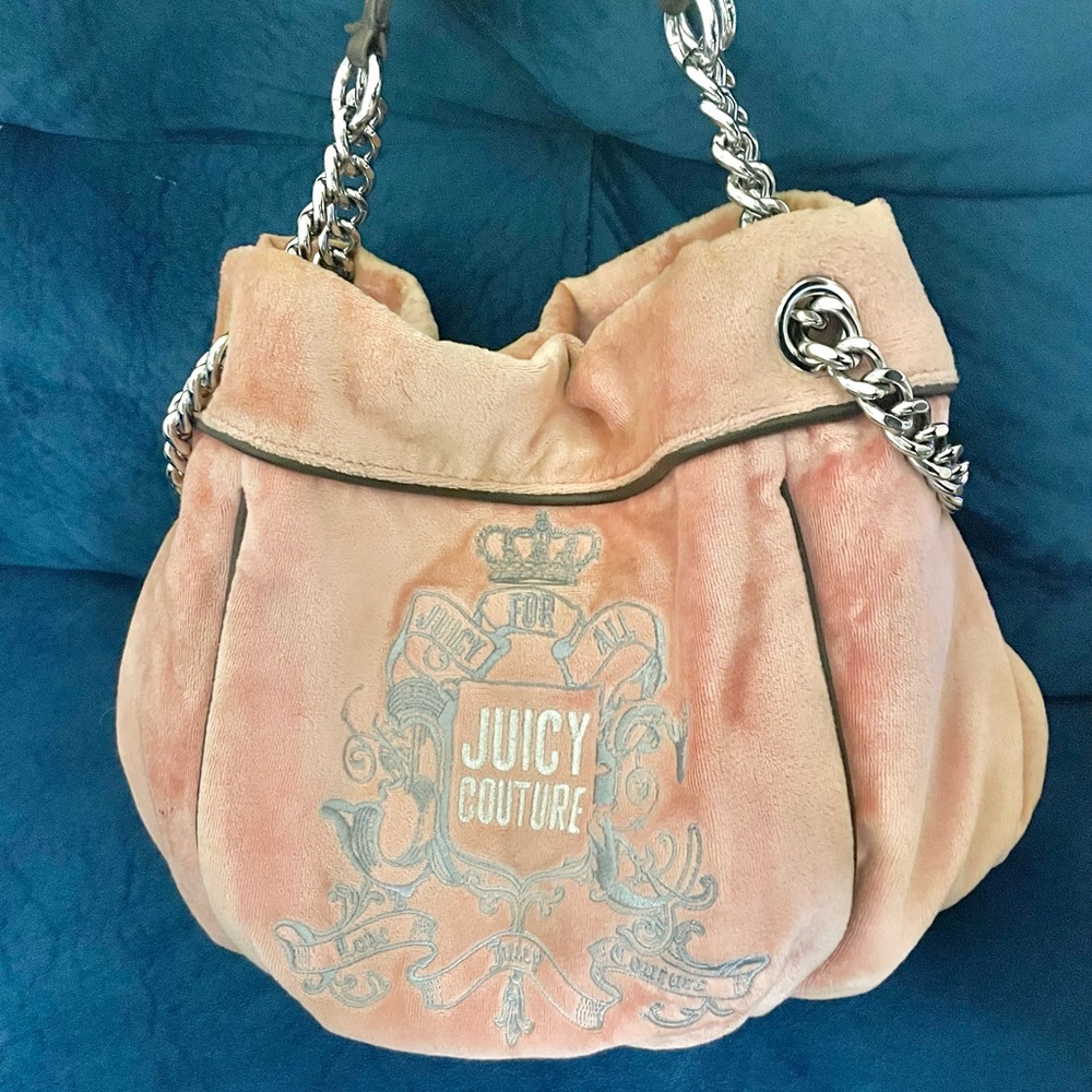 Juicy Couture Pink Velour Purse